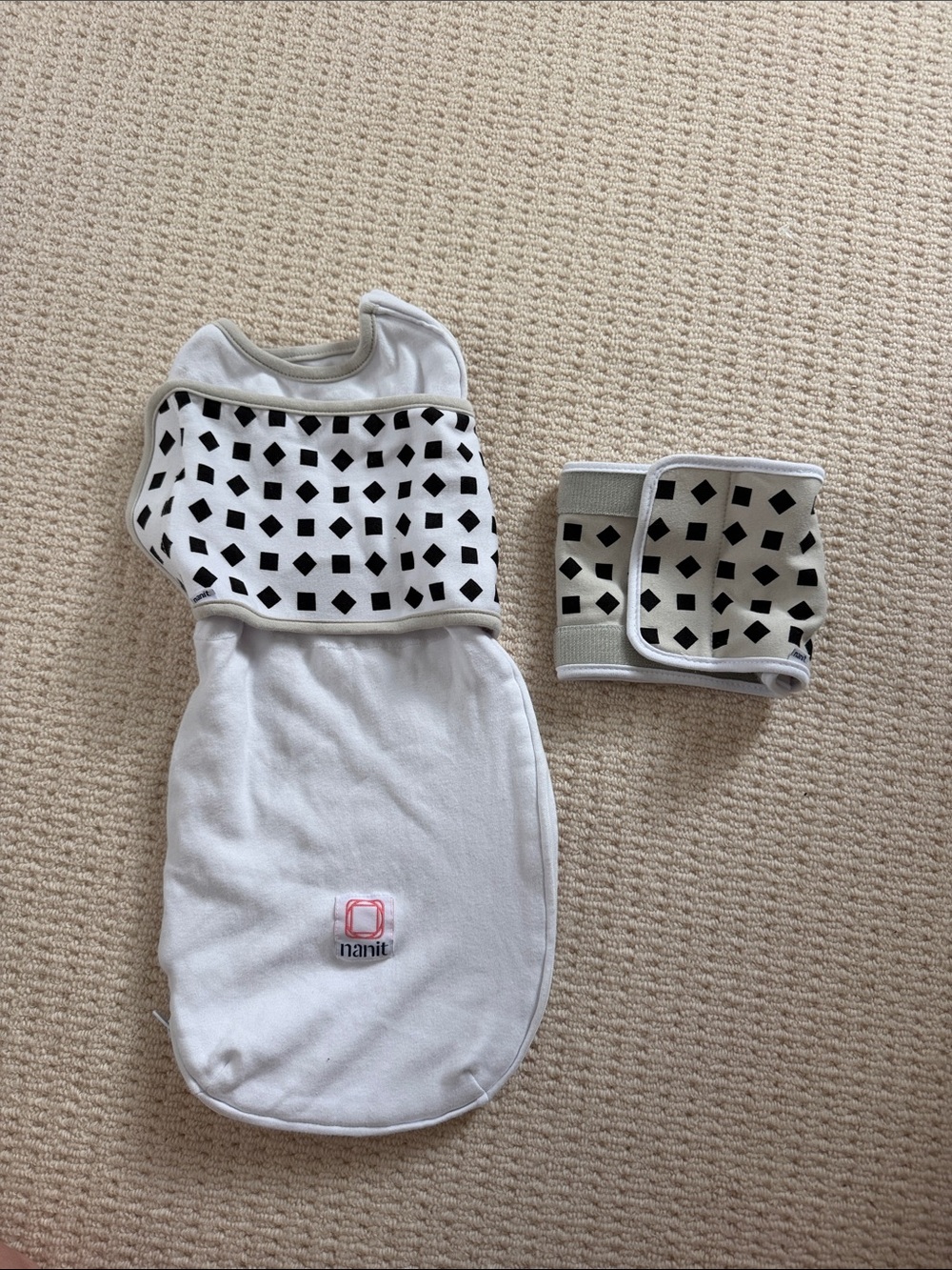 EUC Nanit Breathing Wear Swaddle & Breathing Band